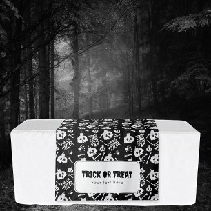 Tenture Bannière de suspension de table d'Halloween