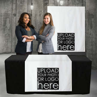 Tenture Bannière de table de Pop Up Shop Logo de l'entrepr
