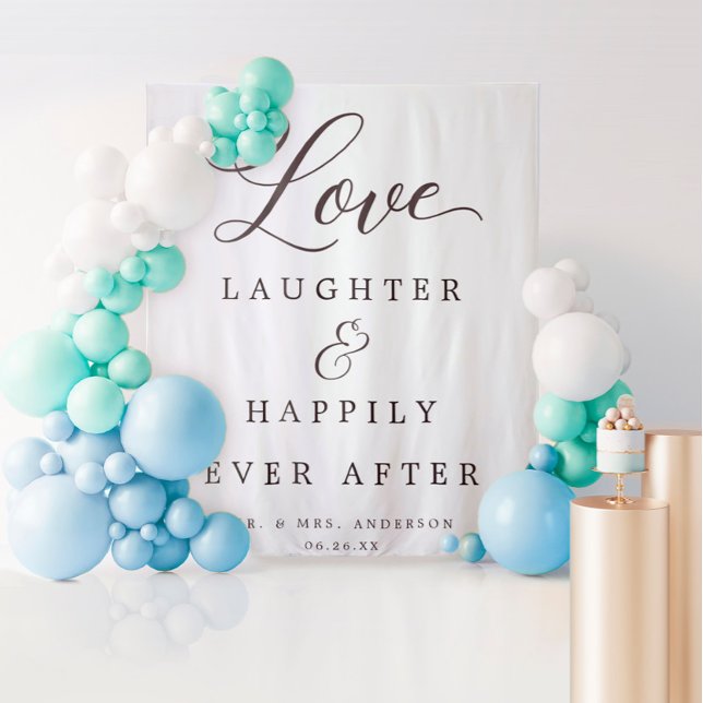Tenture Bannière de toile de fond de mariage pour vivre he (Créateur téléchargé)