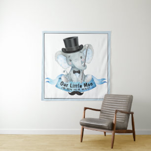Tenture Bannière de toile de fond pour Baby Shower Little 