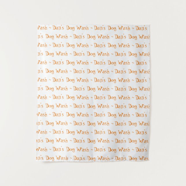 Tenture Bannière personnalisée simple étape et répétition  (Devant)