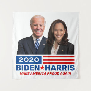 Tenture Bannières de fond Joe Biden Kamala Harris 2020