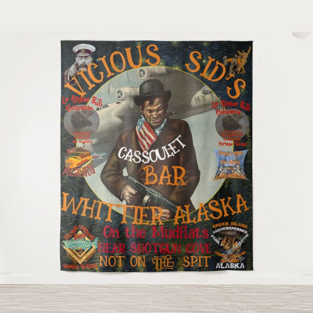 TENTURE BAR À CASSOULET VICIEUX SID WHITTIER ALASKA (Devant)