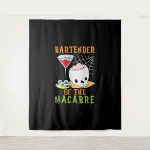 Tenture Barman du barman Macabre Halloween
