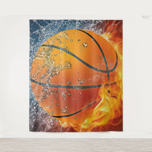 Tenture Basket flamboyant