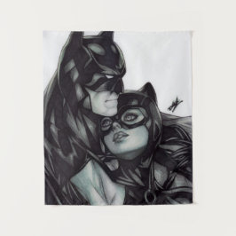 Tenture Batman & Catwoman ~ Bruce wayne & Selina Kyle