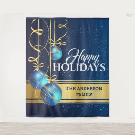 Tenture Baubels de Noël luxueux mur de salutations