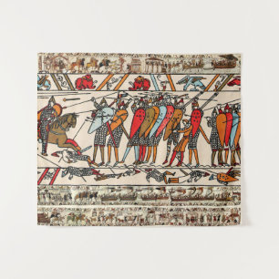 TENTURE BAYEUX TAPESTERIE BATAILLE DE HASTINGS CHEVALIERS