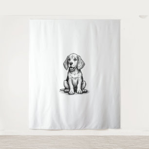Tenture Beagle chiot adorable, famille Animal amoureux Tan
