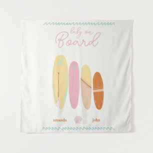 Tenture Bébé à bord Baby shower Ocean Thème