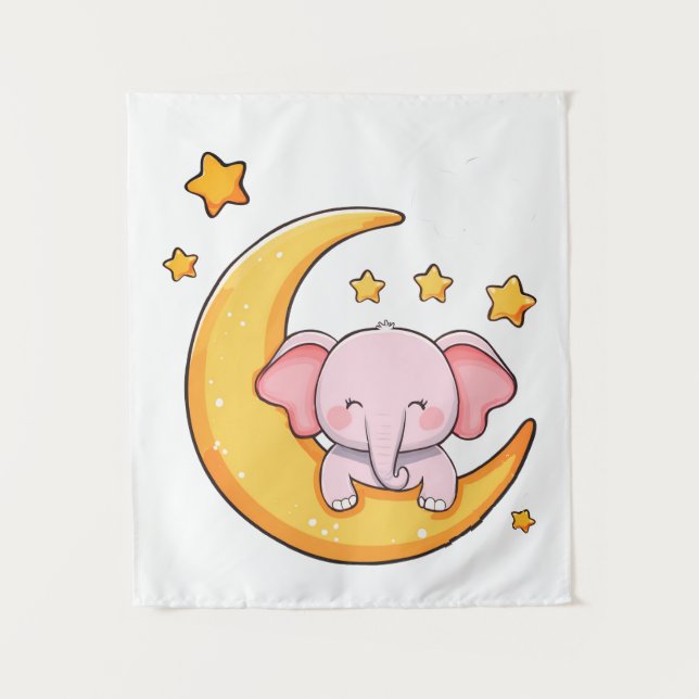 Tenture Bébé rose (Devant)