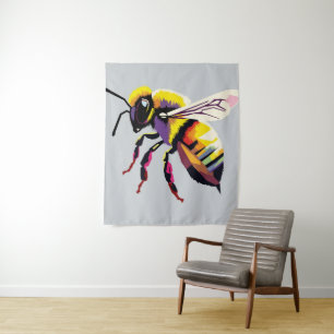 Tenture Bee pop art
