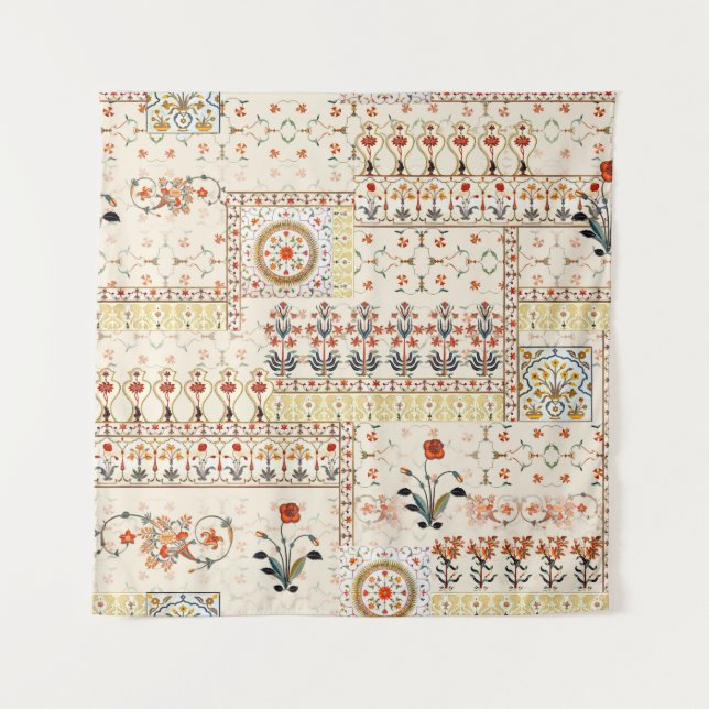 Tenture Belle boughole florale sans parfum ethnique (Devant)