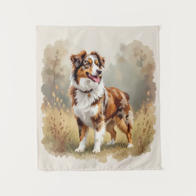 Tenture Berger Australien Red Merle Aussie (Devant)