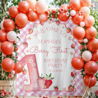 Berry fraise Premier anniversaire Wavday Bienvenue