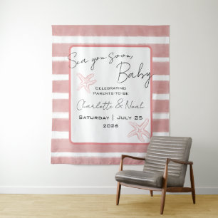 Tenture Bientôt de retour parmi nous Baby Shower Bannière