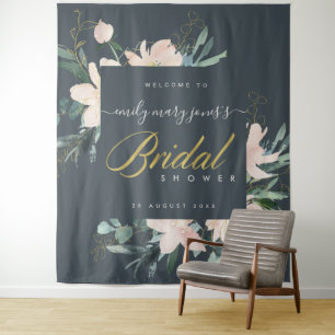 TENTURE BIENVENUE À LA FÊTE DE MARIAGE À L'AQUARELLE FLEUR