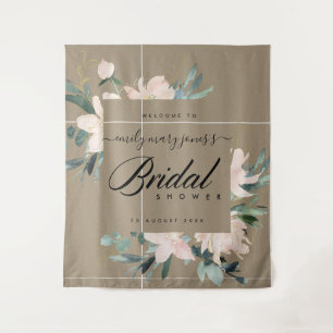 TENTURE BIENVENUE À LA FÊTE DE MARIAGE FLEURS CHAMPÊTRES R