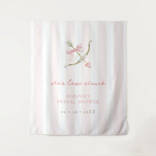 Tenture Bienvenue à la réception de mariage Cupid Arrow Lo