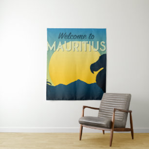 Tenture Bienvenue à Maurice