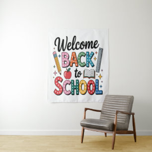 Tenture Bienvenue au retour à l'école