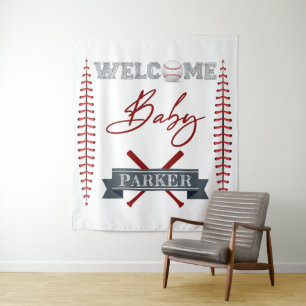 Tenture Bienvenue Bébé Baby Shower Personnalisé