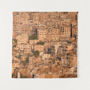 Tenture Bird view on Arab city. Amman. Jordan. Middle East