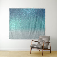 Bleu clair Turquoise Parties scintillant brillante
