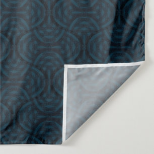 Tenture Bleu foncé élégant dans un style art déco.