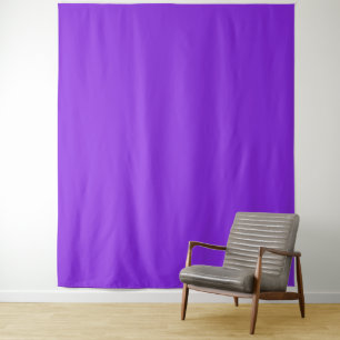 Tenture Bleu Uni Minimaliste Moderne Violet Foncé