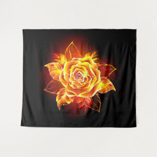 Tenture Blooming Fire Rose