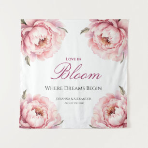 Tenture Blooms Love Enchanter Floral Elegance Backdrops