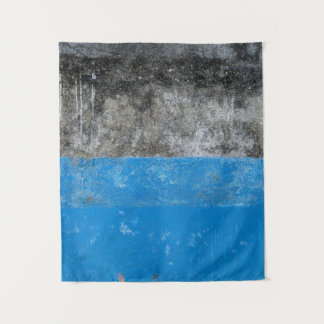 Tenture Blue and white abstract painting