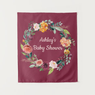 Tenture Bohème Chute en Amour Baby shower d'automne Contex