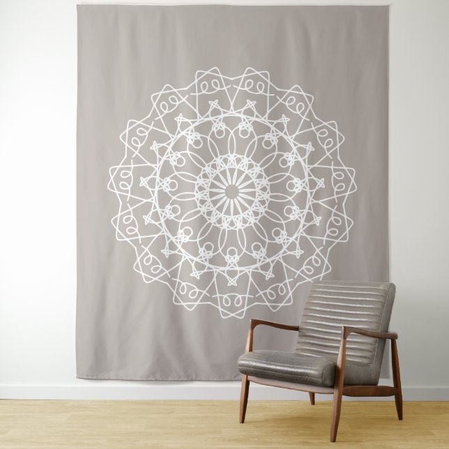 Tenture Boho Mandala College Dorm Wall Hanging (En situation)
