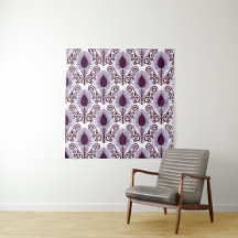 Boho Peacock Bijou en plumes Tone-Purple