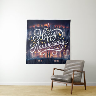 Tenture Bon anniversaire de Mariage