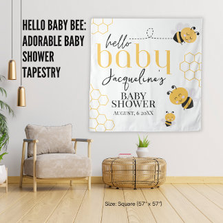 Tenture Bonjour Bébé Abeille: Célébration de Naissance Ado