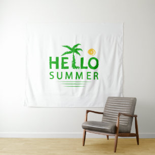 Tenture Bonjour été