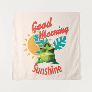 Tenture Bonjour Soleil Lézard Drôle