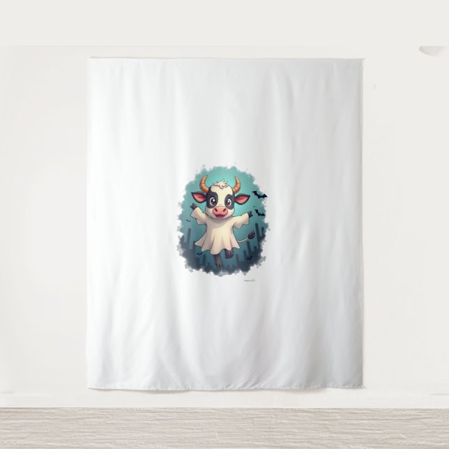 Tenture Boo-levard Cow Ghost (Devant)