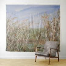 Bord sauvage d'une aquarelle d'étang naturel Impri