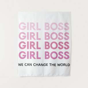 Tenture Boss de fille rose moderne Meilleur cadeau de fill