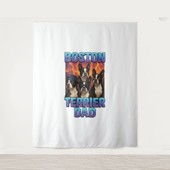 Tenture Boston Terrier (Devant)