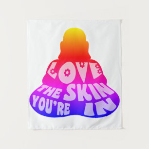 Tenture Bouddha Amour coloré