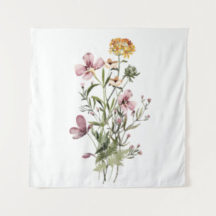 Tenture Bouquet de Fleur sauvage d'aquarelle #1