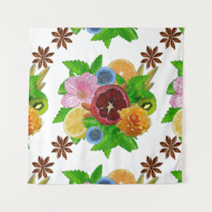 Tenture Bouquet de fruits.