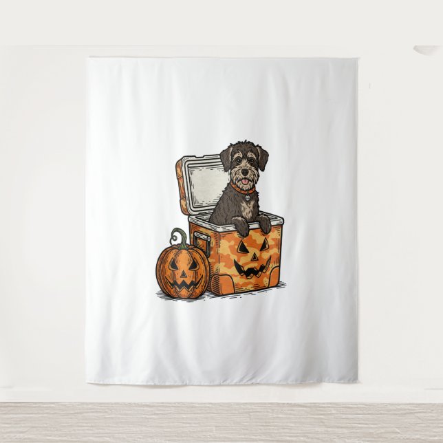 Tenture Boykin Spaniel Halloween (Devant)