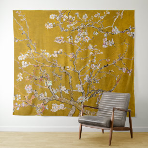 Tenture Branches d'amandier en fleurs (Or)   Van Gogh  