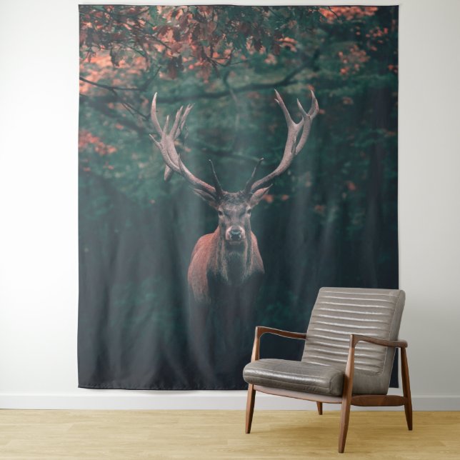 Tenture Buck Deer animal sauvage (En situation)